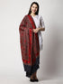 Women's Aari Embroidery Jammawar Wool Shawl